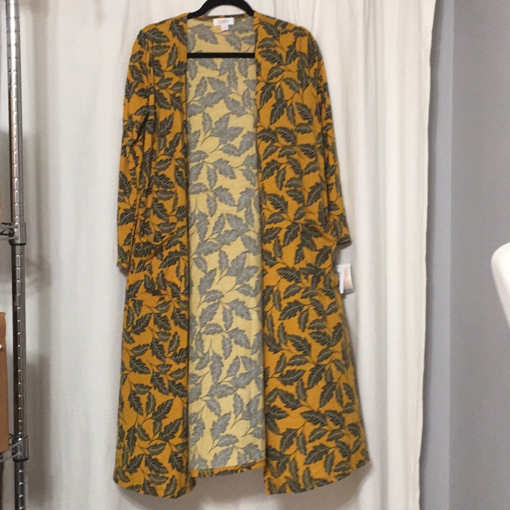NWT S gold leaves LuLaRoe Sarah